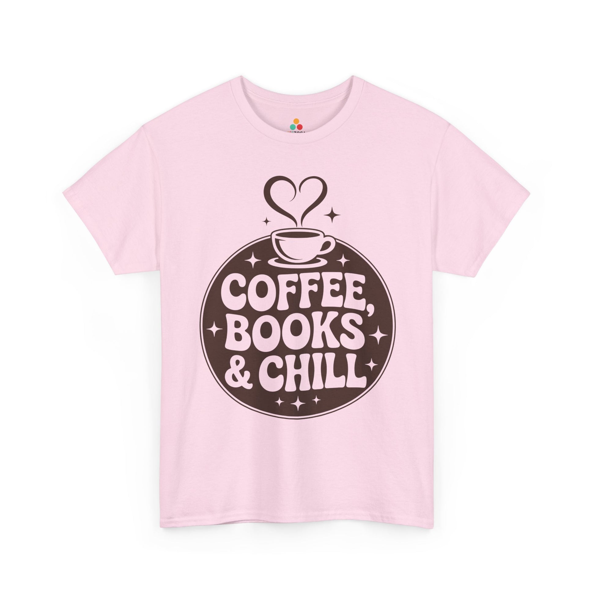 Coffee Books & Chill Retro Aesthetic Unisex T-shirt | TEEZOCA 