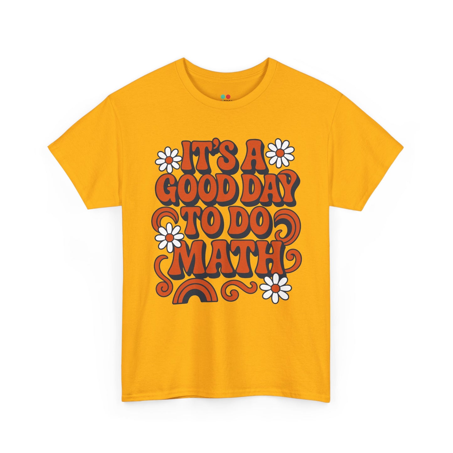 TEEZOCA retro math teacher shirt with daisies It’s A Good Day To Do Math Retro Unisex T-shirt | TEEZOCA 