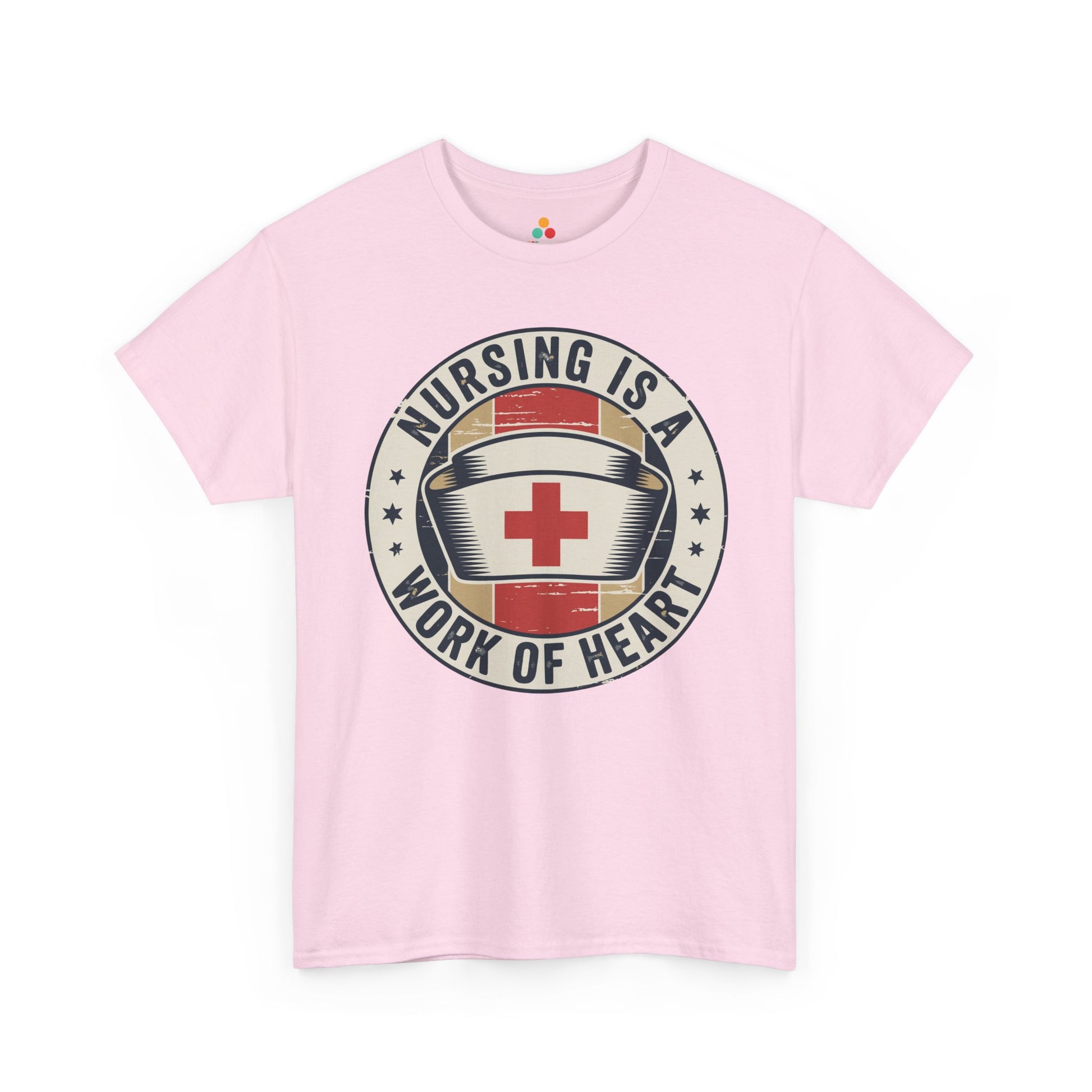 Nursing Is a Work of Heart Unisex T-shirt Nurse Gift | TEEZOCA 