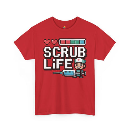 Pixel Nurse Scrub Life Retro Gamer Unisex T-shirt | TEEZOCA 