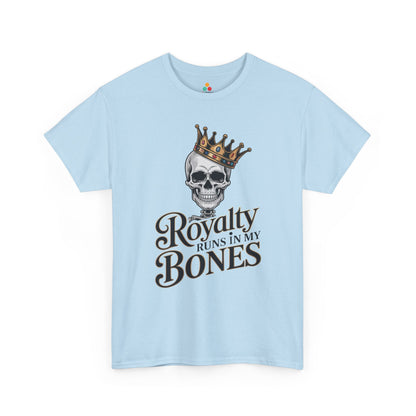 Royalty Runs in My Bones Skull Crown Graphic Unisex T-shirt | TEEZOCA 