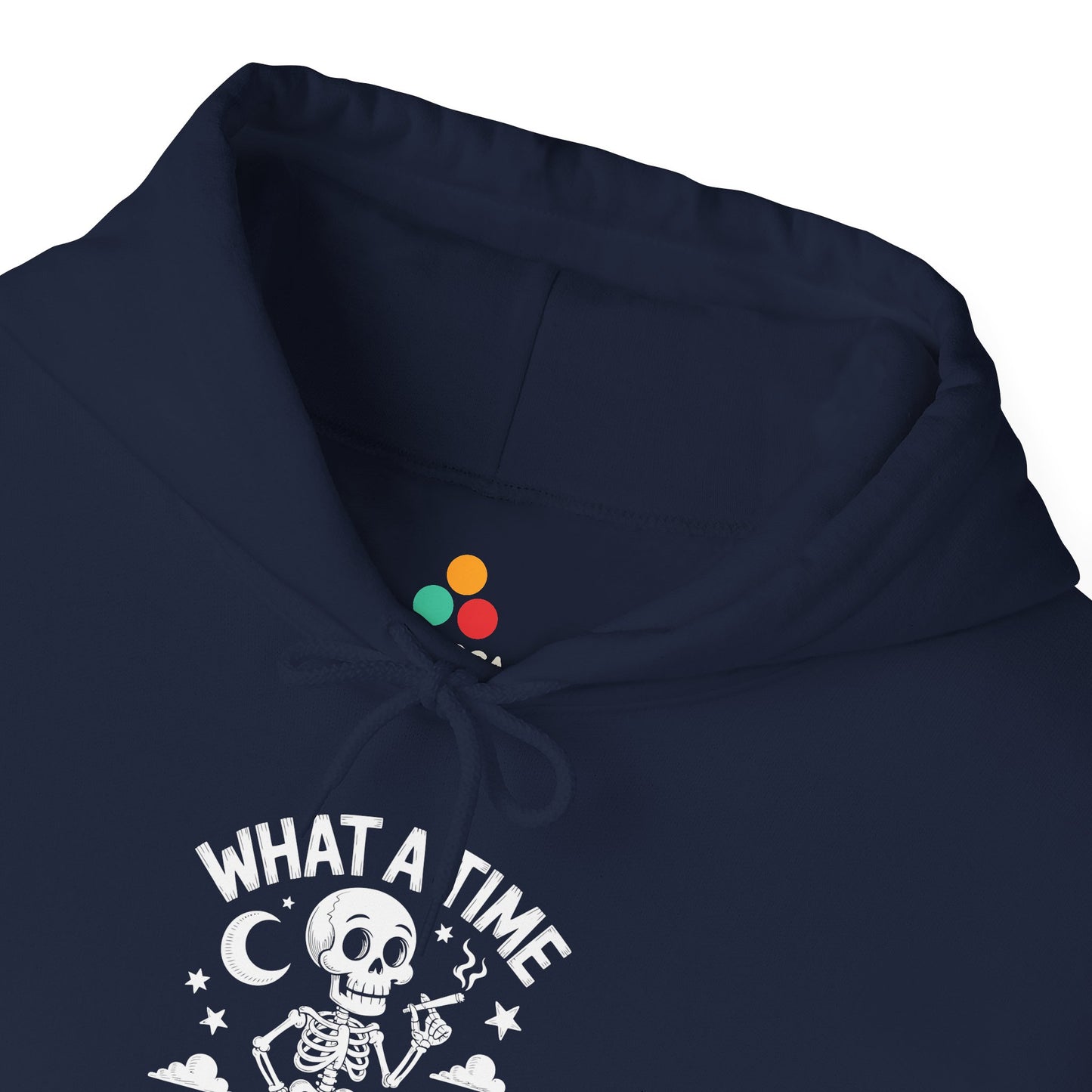 What A Time To Be Alive Skeleton Unisex Heavy Blend Hoodie | TEEZOCA 