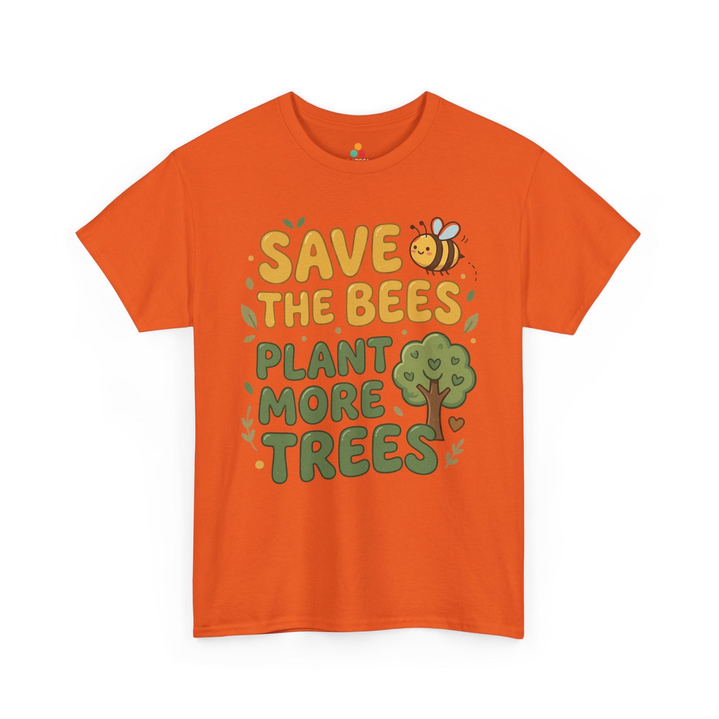 Save the Bees Plant More Trees Cute Eco Unisex T-shirt | TEEZOCA 