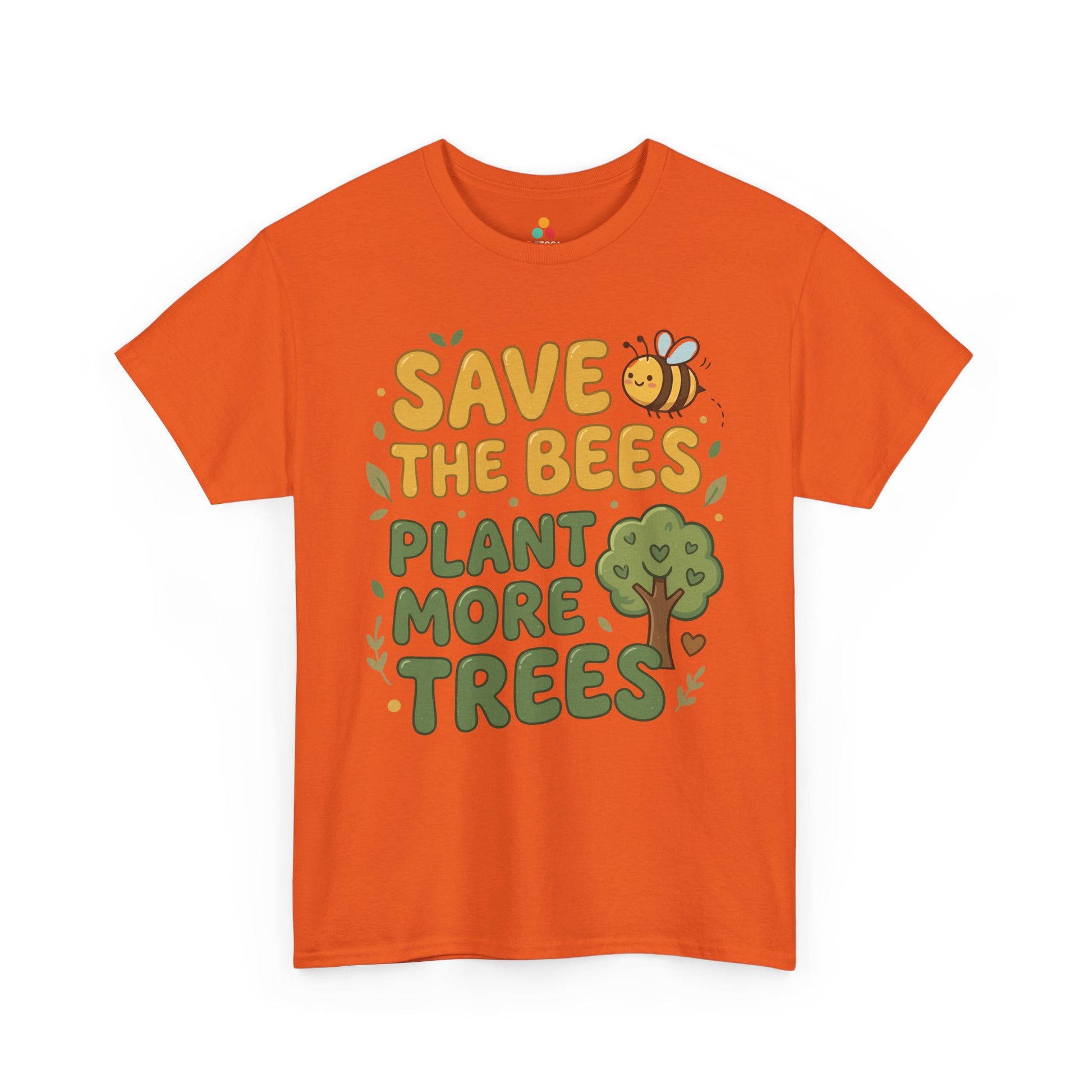 Save the Bees Plant More Trees Cute Eco Unisex T-shirt | TEEZOCA 