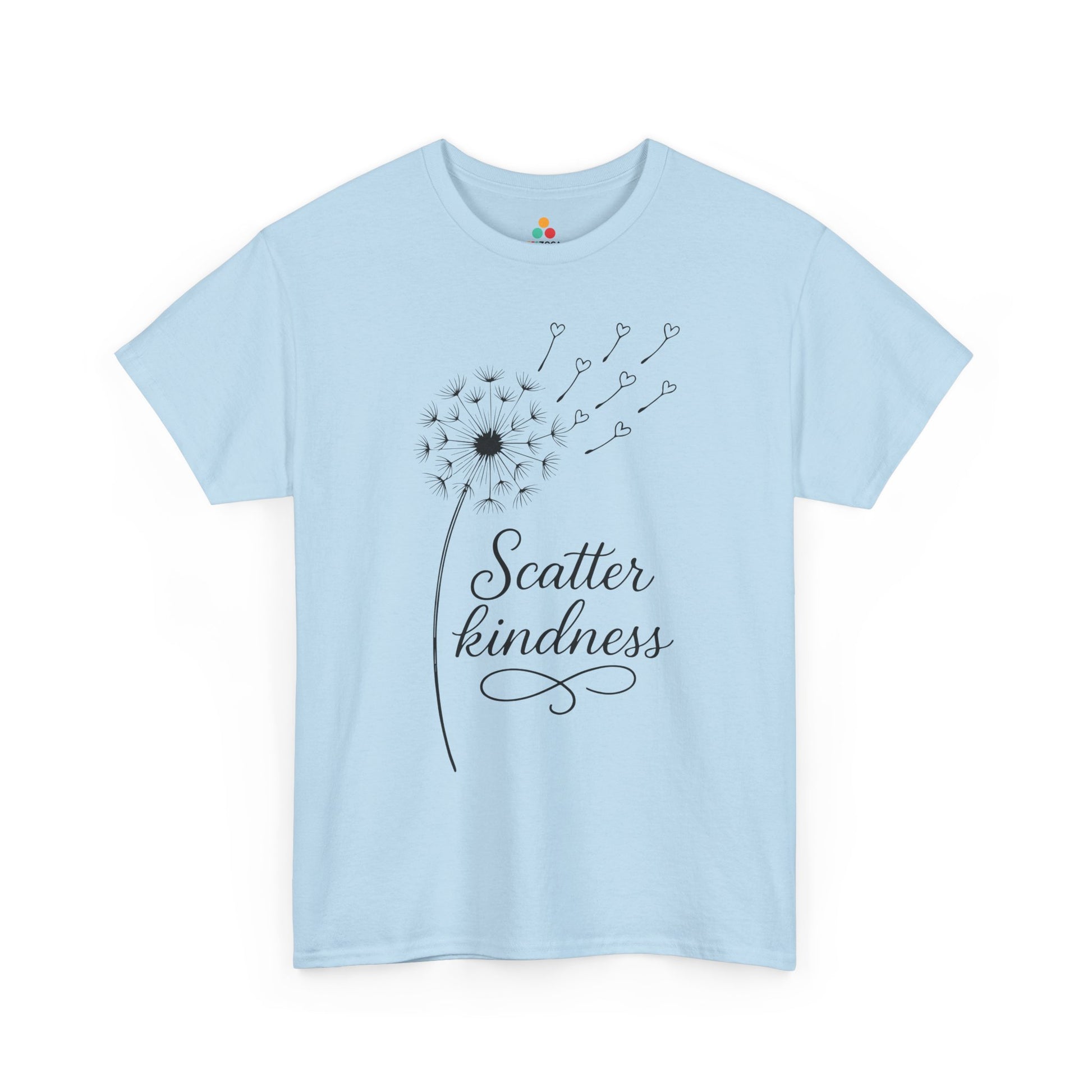 TEEZOCA scatter kindness Unisex T-shirt unity day dandelion design Scatter Kindness Unisex T-shirt for Unity Day Be Kind Awareness | TEEZOCA 