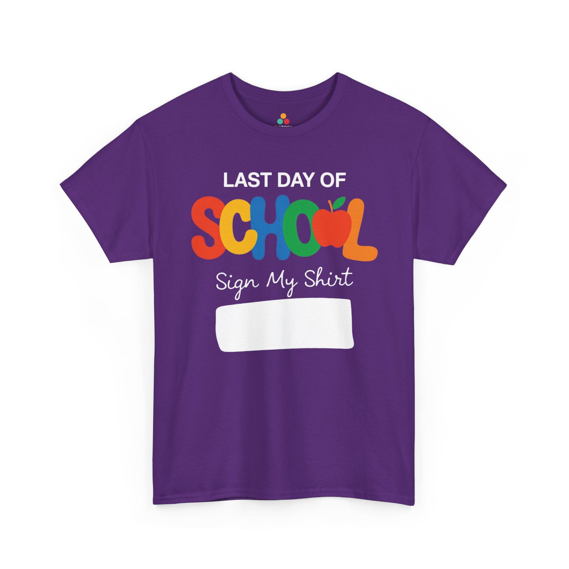 Last Day of School Sign My Shirt Unisex T-shirt – Kids Graduation | TEEZOCA 