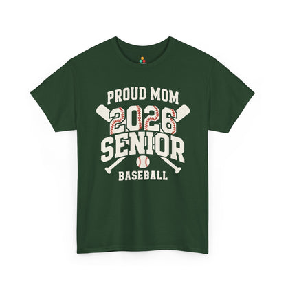 Proud Mom 2026 Senior Baseball Unisex T-shirt Gift | TEEZOCA 