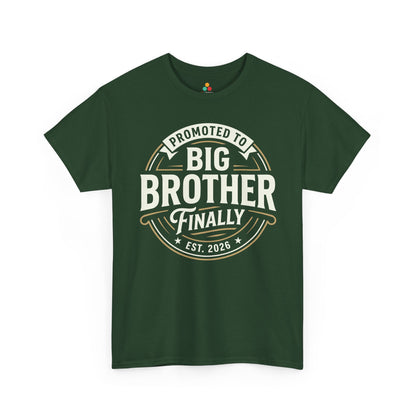Promoted to Big Brother 2026 Unisex T-shirt Funny Announcement Gift | TEEZOCA 