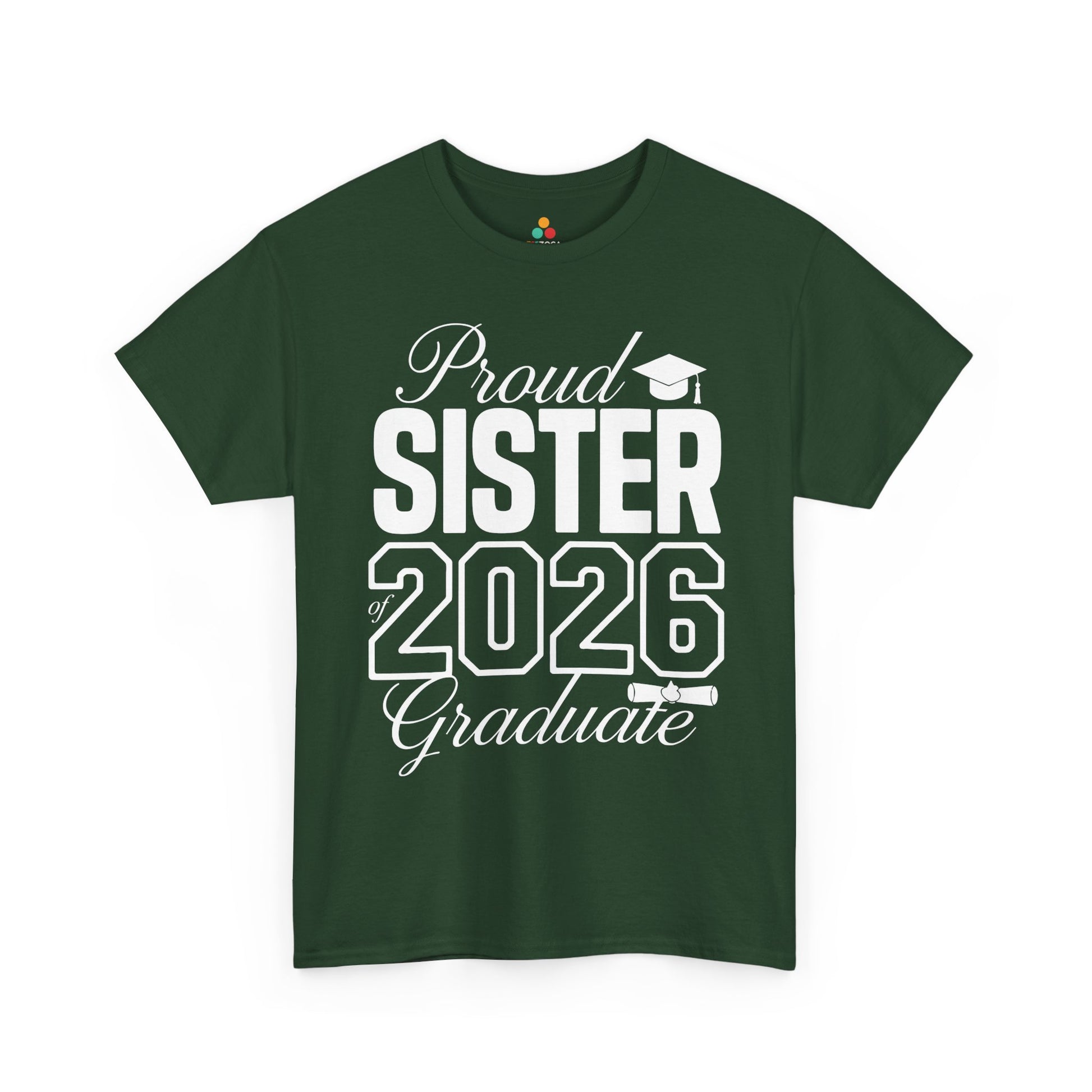 Proud Sister Class of 2026 Unisex T-shirt Graduation Gift Shirt | TEEZOCA 