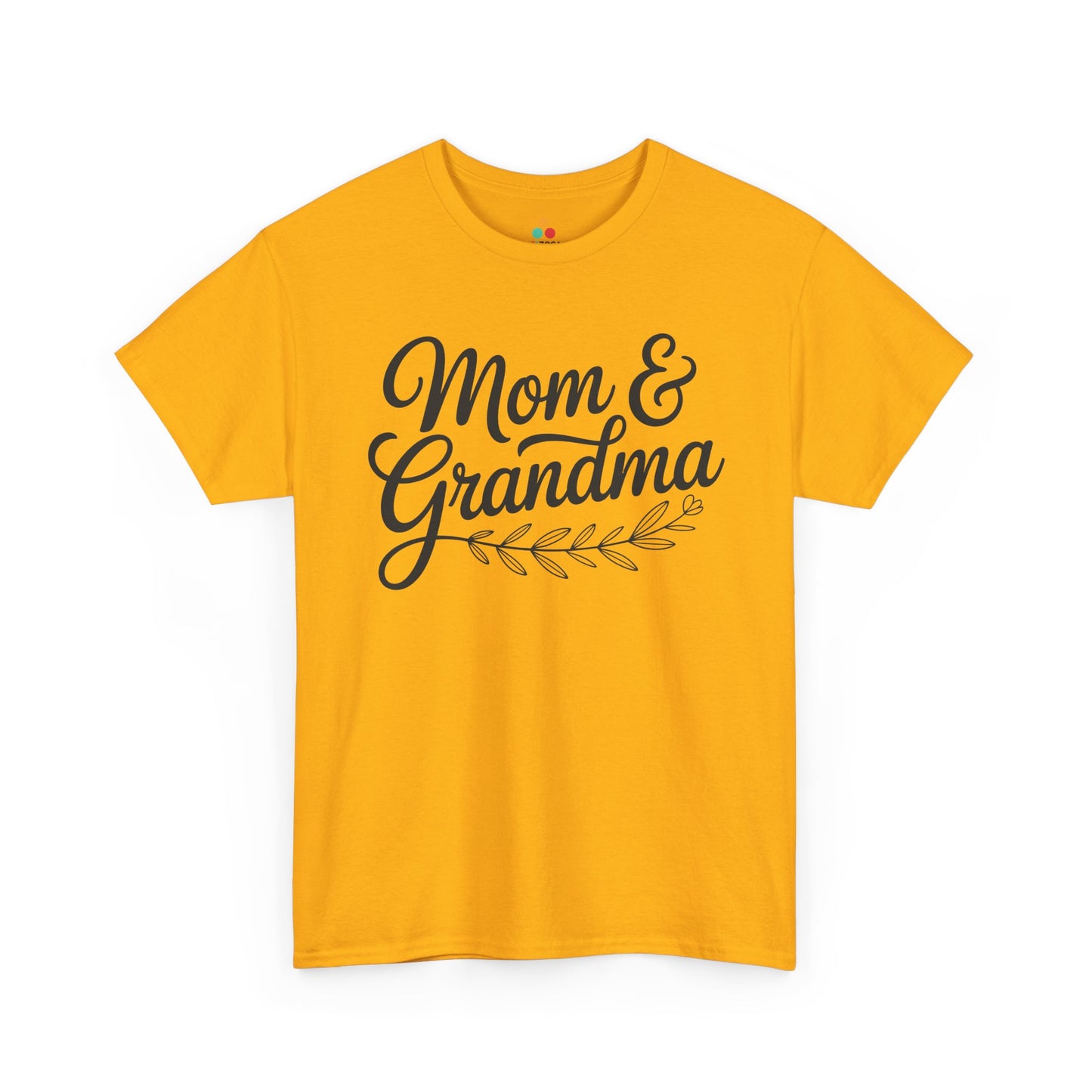 Mom & Grandma Women's T-shirt Minimal Script Mother's Day Gift | TEEZOCA 