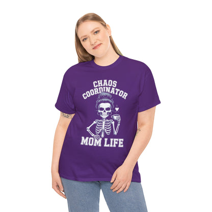 Chaos Coordinator Women's T-shirt Funny Coffee Mom Mother's Day | TEEZOCA 