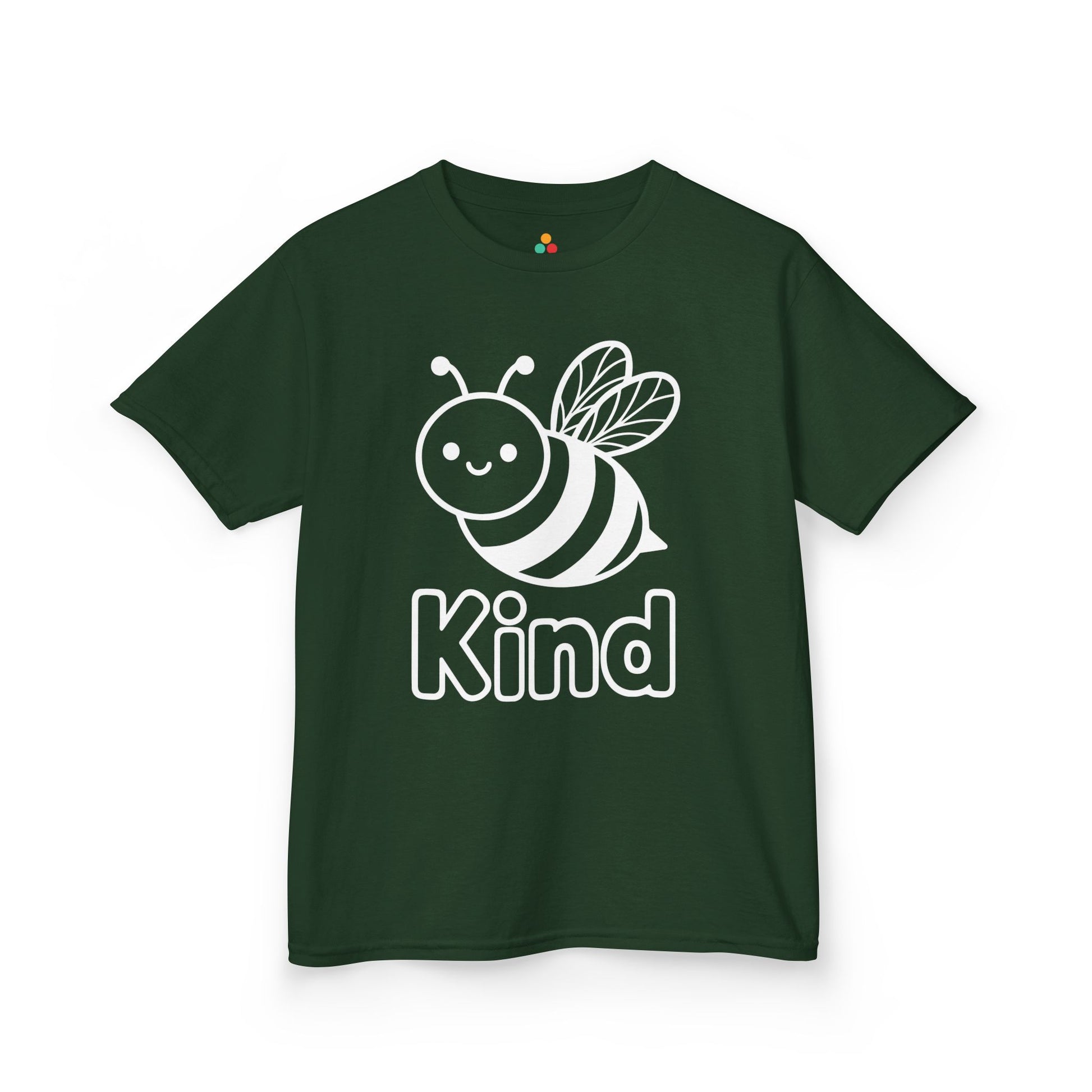 TEEZOCA smiling bee Kind graphic anti-bullying awareness Kids T-shirt Be Kind Bee Orange Unity Day Anti-Bullying Kids T-shirt | TEEZOCA 