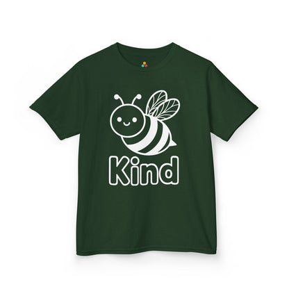 TEEZOCA smiling bee Kind graphic anti-bullying awareness Kids T-shirt Be Kind Bee Orange Unity Day Anti-Bullying Kids T-shirt | TEEZOCA 