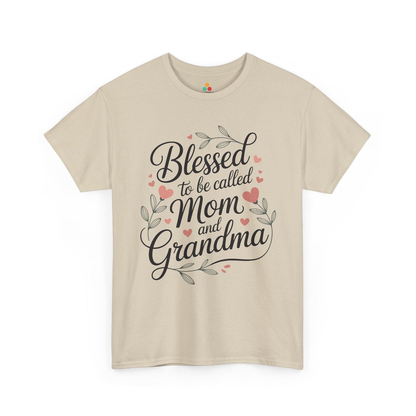 Blessed Mom Grandma Women's T-shirt Cute Mother's Day Gift Floral | TEEZOCA 