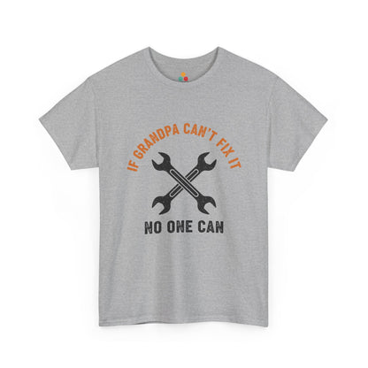 If Grandpa Can’t Fix It No One Can T-Shirt – Funny Mechanic Grandpa Gift | TEEZOCA 