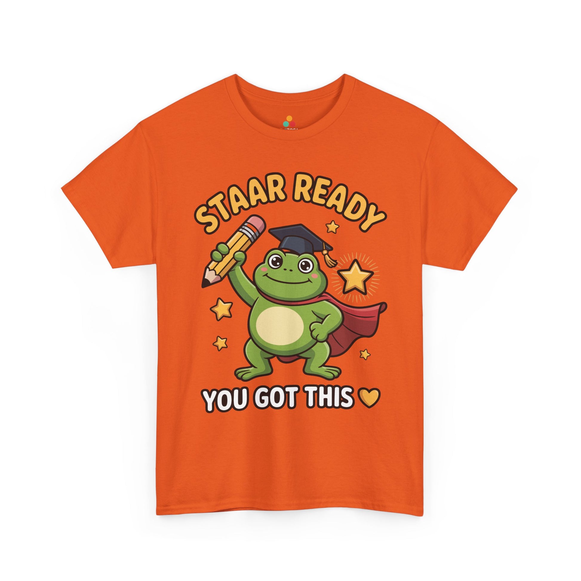 STAAR Test Shirt Cute Frog Ready Graphic Unisex T-shirt | TEEZOCA 