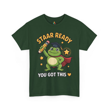 STAAR Test Shirt Cute Frog Ready Graphic Unisex T-shirt | TEEZOCA 