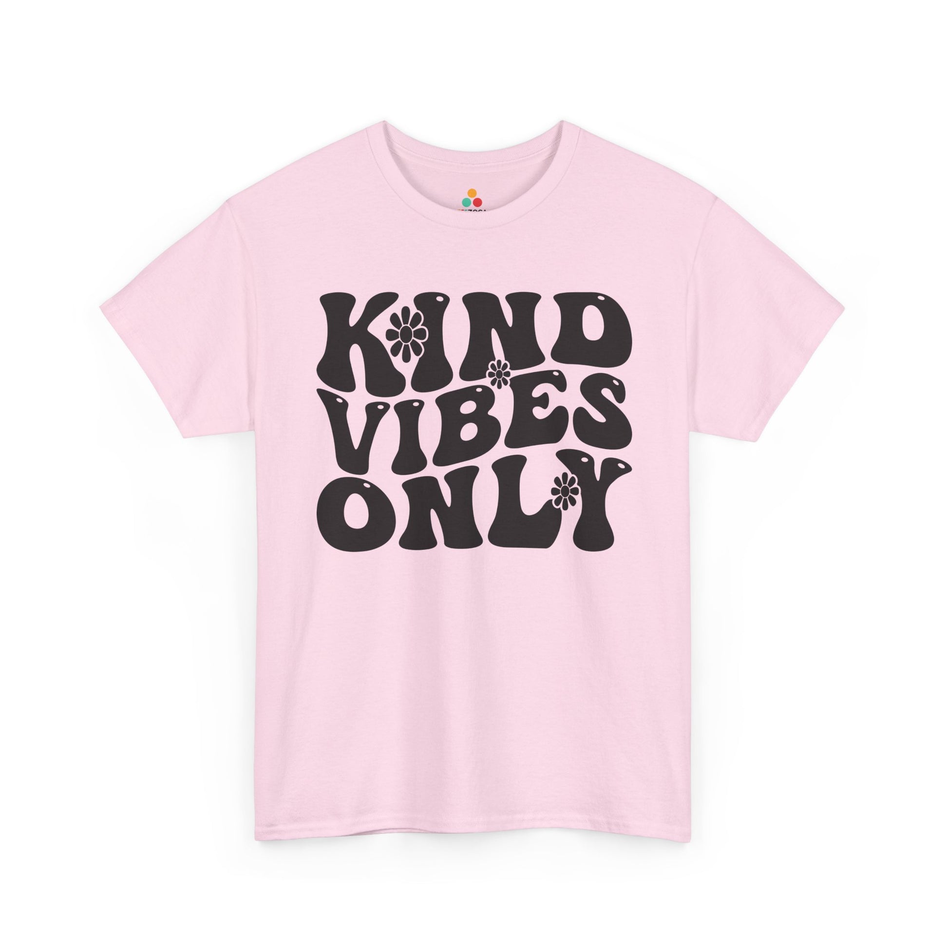 TEEZOCA streetwear Unisex T-shirt kind vibes only bold lettering Kind Vibes Only Unisex T-Shirt | Unity Day Kindness Anti-Bullying Tee | TEEZOCA 