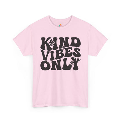 TEEZOCA streetwear Unisex T-shirt kind vibes only bold lettering Kind Vibes Only Unisex T-Shirt | Unity Day Kindness Anti-Bullying Tee | TEEZOCA 