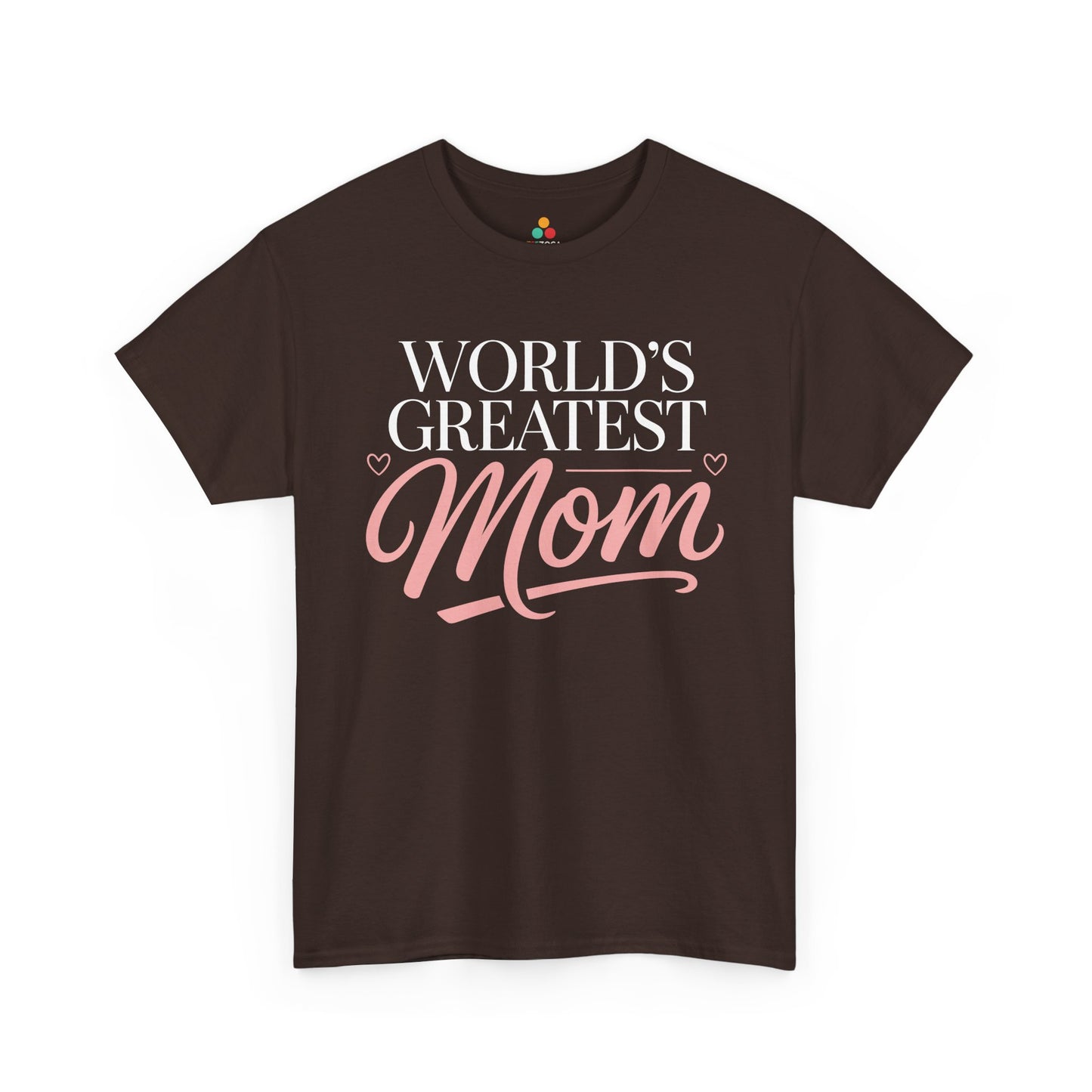 World’s Greatest Mom Women's T-shirt Cute Mother's Day Gift Idea | TEEZOCA 