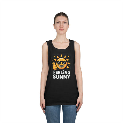 Feeling Sunny Unisex Tank Top for Positive Vibes and Everyday Streetwear | TEEZOCA 