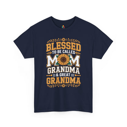 Blessed Mom Grandma Women's T-shirt Mother's Day Gift for Mom | TEEZOCA 