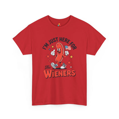 TEEZOCA t-shirt design for 4th of July T Shirts fans who want a Hot Dog Humor Shirt for BBQ laughs.
