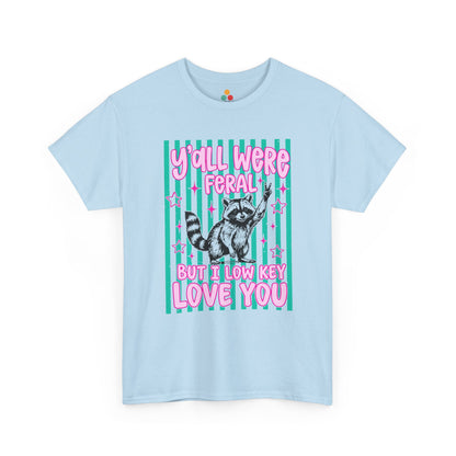 TEEZOCA t-shirt featuring Funny End of Year Teacher Shirt Raccoon artwork with a cute raccoon and funny teacher message.
