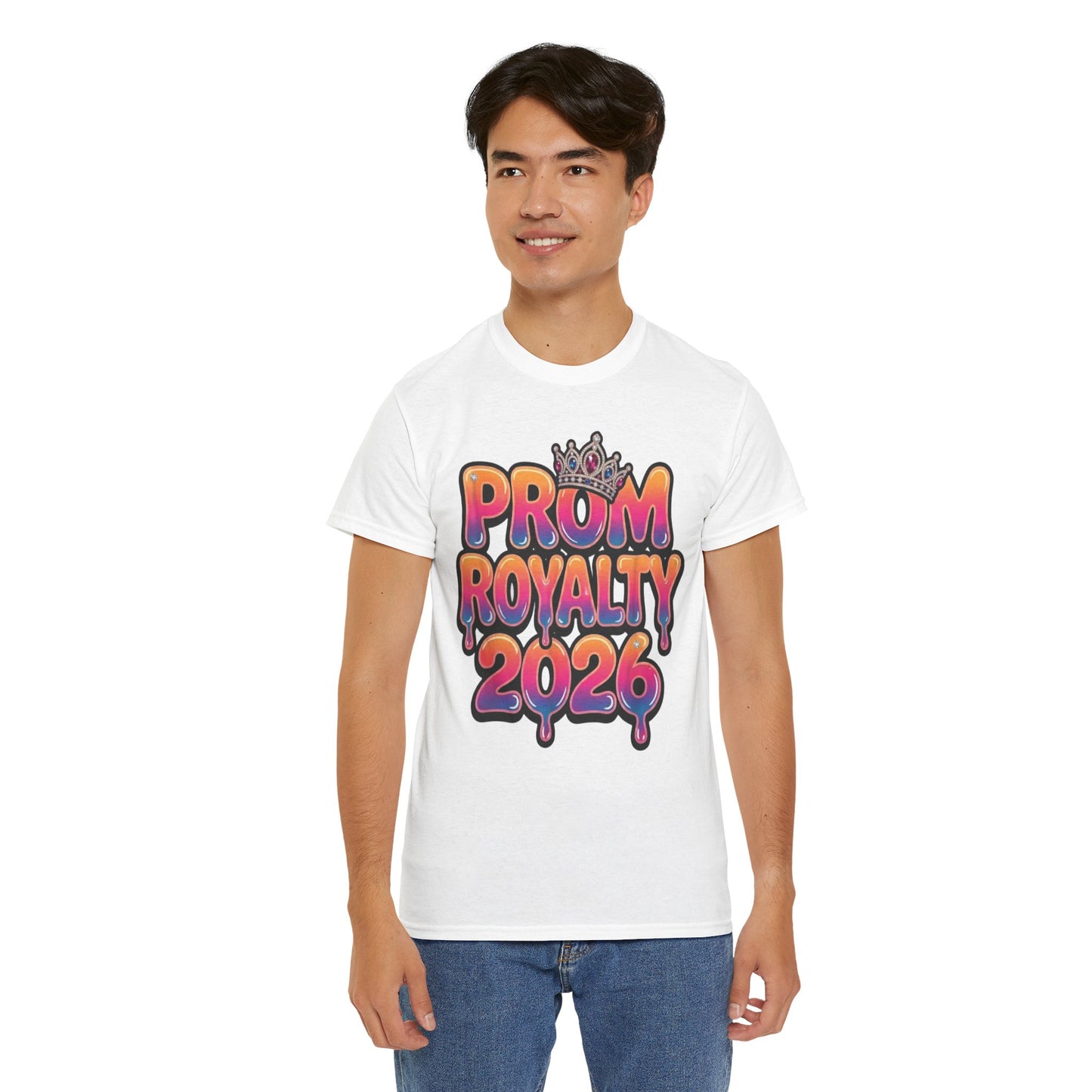 Prom Royalty 2026 Aesthetic Graphic Unisex T-shirt – Matching Squad | TEEZOCA 