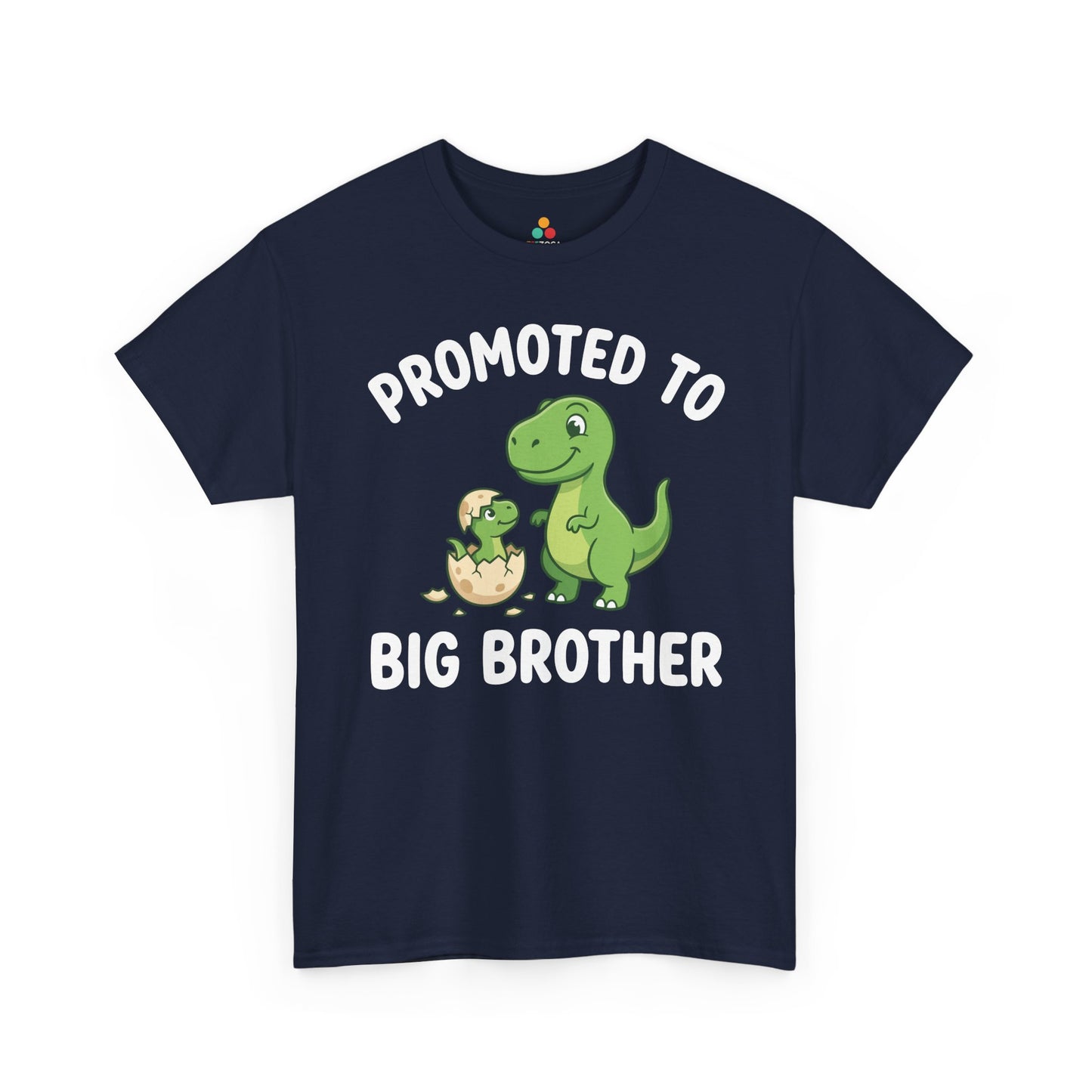 Promoted to Big Brother Dinosaur Funny Announcement Unisex T-shirt | TEEZOCA 