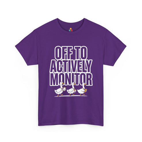 TEEZOCA t-shirt featuring Teacher Team Shirt artwork with a goose squad and bold testing week teacher slogan