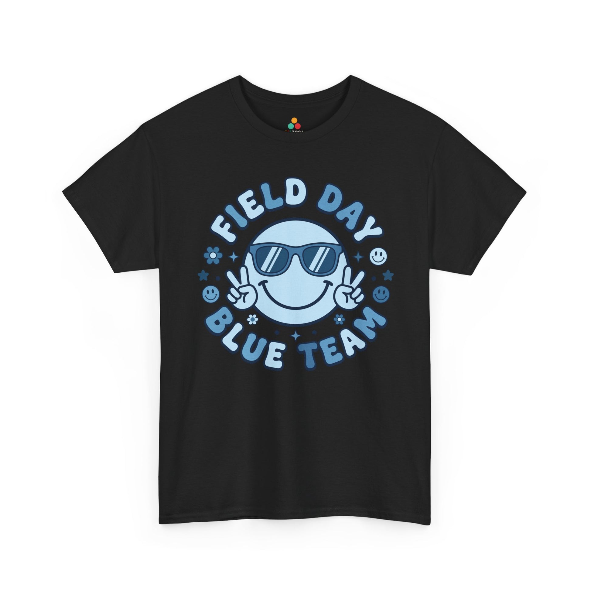 Field Day Shirts Blue Team Cute Graphic Unisex T-shirt | TEEZOCA 