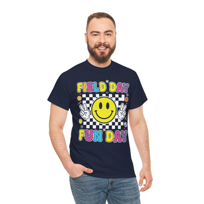 Field Day Shirts Fun Day Cute Retro Graphic T-shirt for Teachers | TEEZOCA 