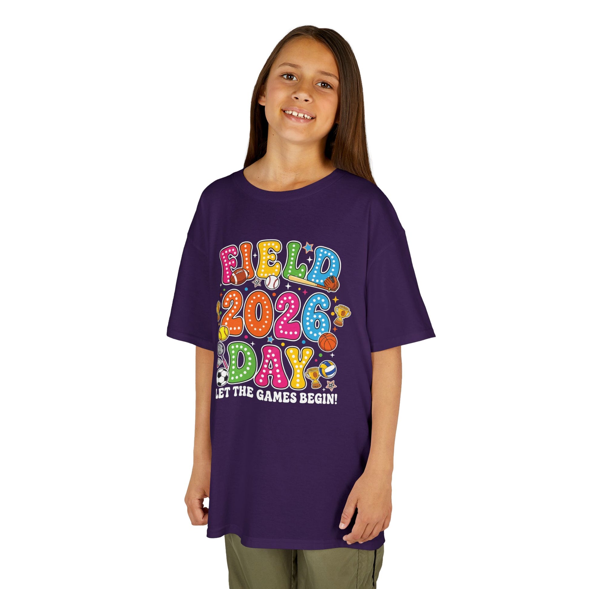 Cute Field Day Shirts Kids T-shirt for 2026 School Games | TEEZOCA 