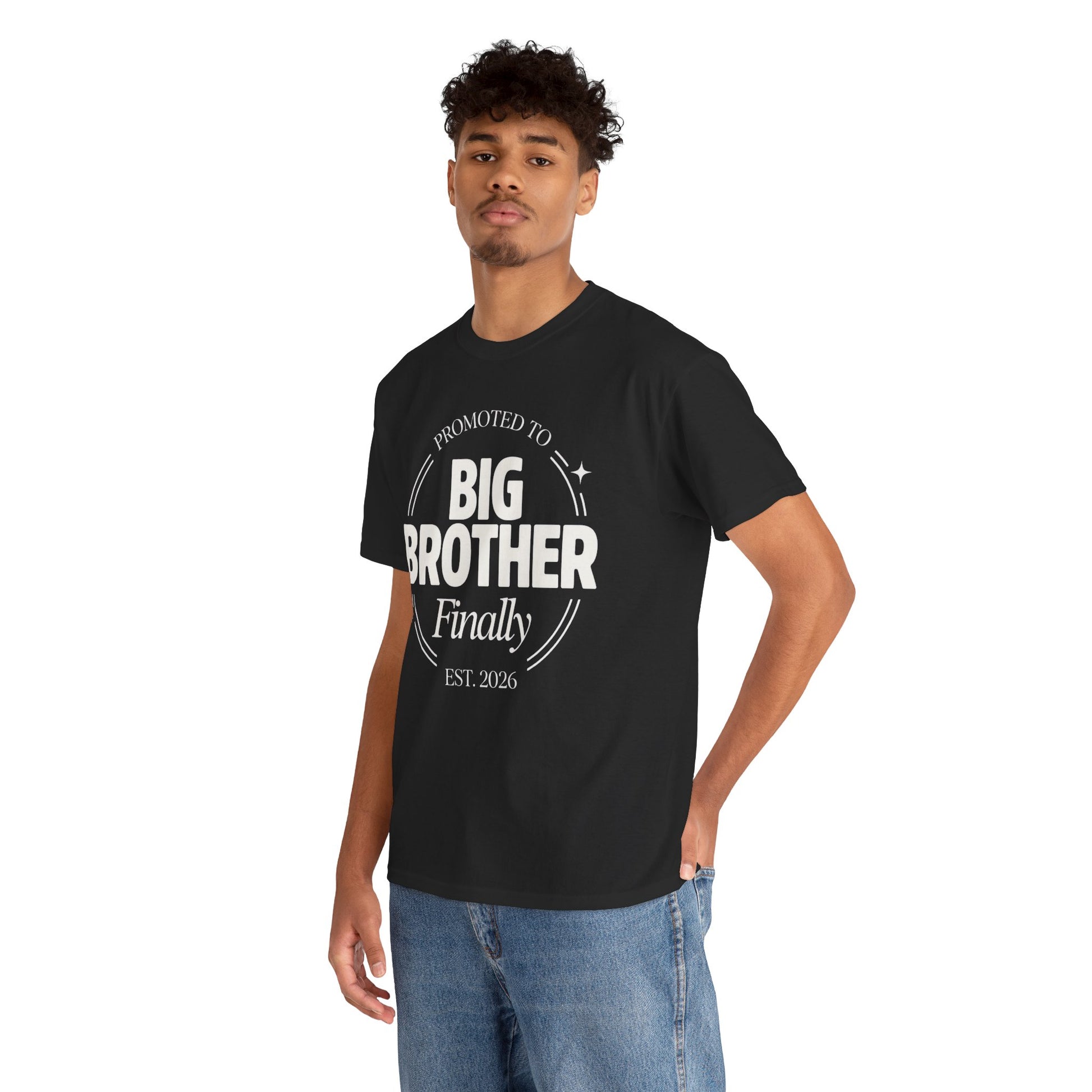 Promoted to Big Brother 2026 Graphic Unisex T-shirt – Funny Gift | TEEZOCA 
