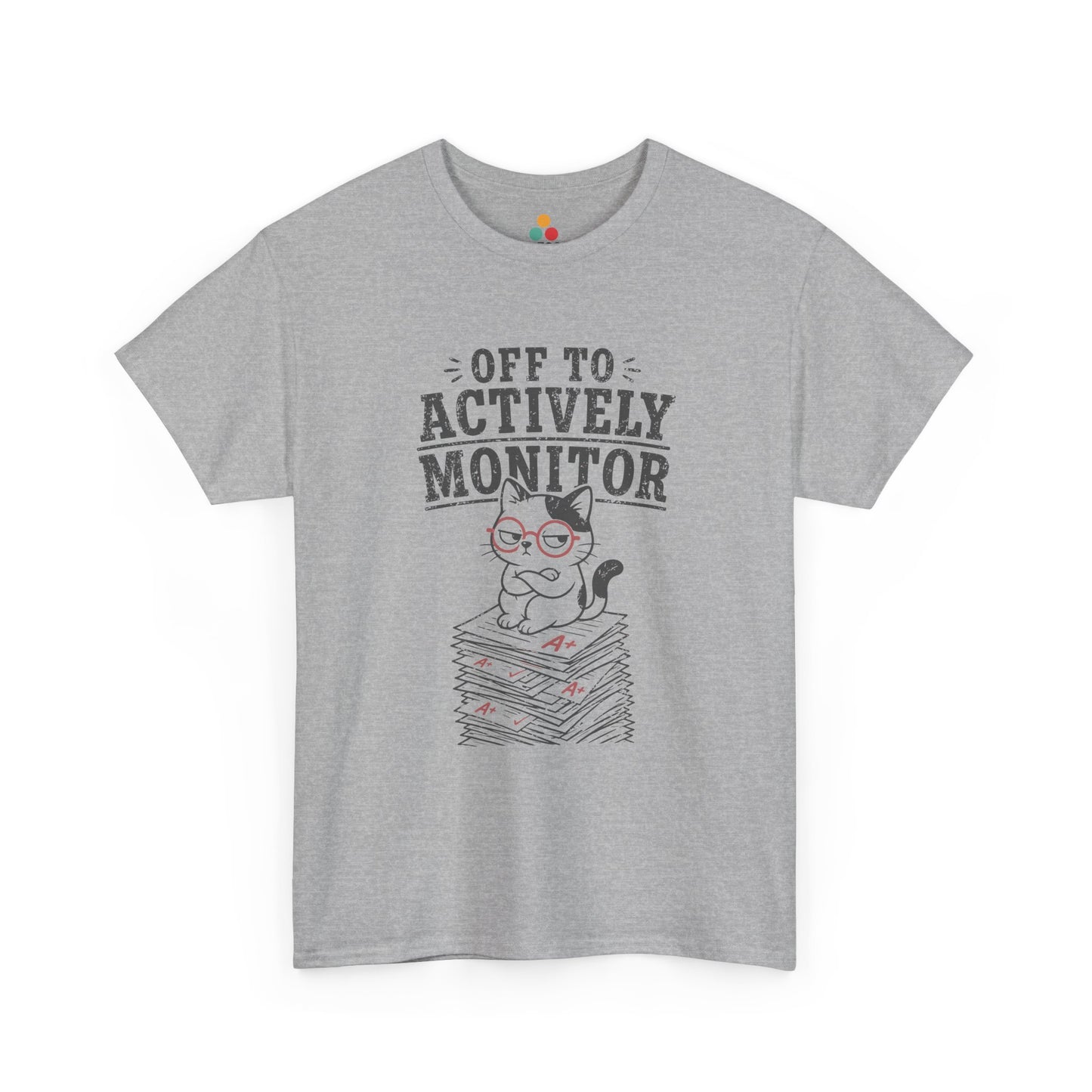 TEEZOCA t-shirt for cat shirts for women shoppers with retro teacher shirt style and grumpy cat classroom attitude.
