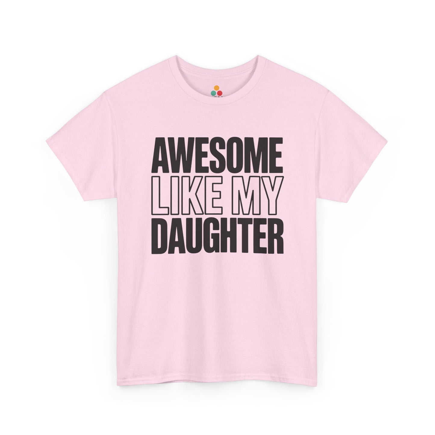 TEEZOCA t-shirt for dad of daughters shirt shoppers featuring a funny proud dad message.
