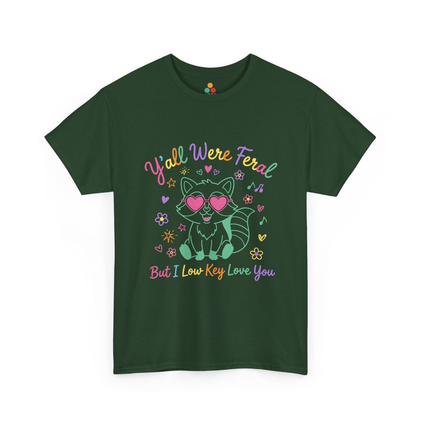 TEEZOCA t-shirt for end of year teacher shirts shoppers featuring a cute raccoon and funny classroom farewell message.
