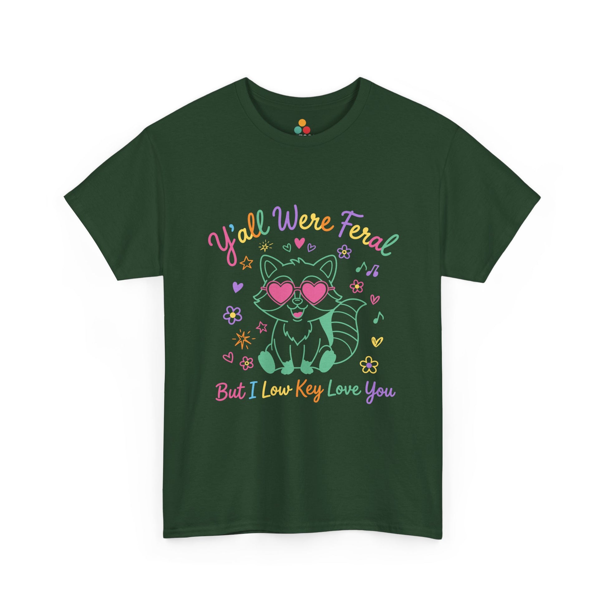 TEEZOCA t-shirt for end of year teacher shirts shoppers featuring a cute raccoon and funny classroom farewell message.
