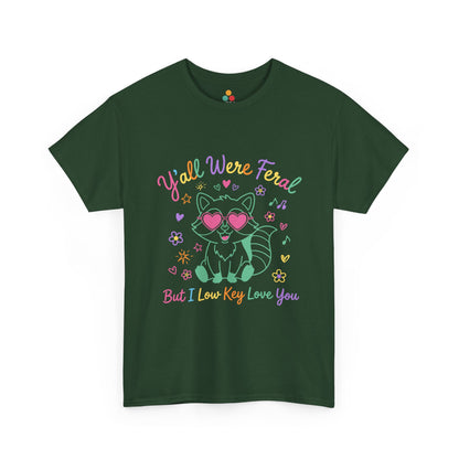 TEEZOCA t-shirt for end of year teacher shirts shoppers featuring a cute raccoon and funny classroom farewell message.
