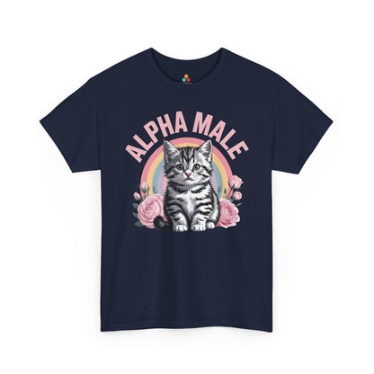 TEEZOCA t-shirt for funny shirt for boyfriend shoppers with sarcastic cat lover artwork and pink vintage-style details.
