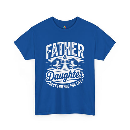 TEEZOCA t-shirt for gift for dad from daughter shoppers featuring a father daughter tee with bold white artwork.
