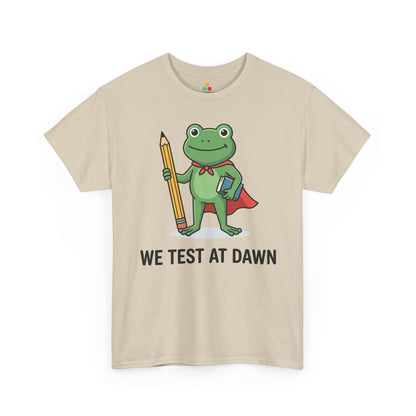 Funny Teacher State Testing Shirt Frog Unisex T-shirt | TEEZOCA 