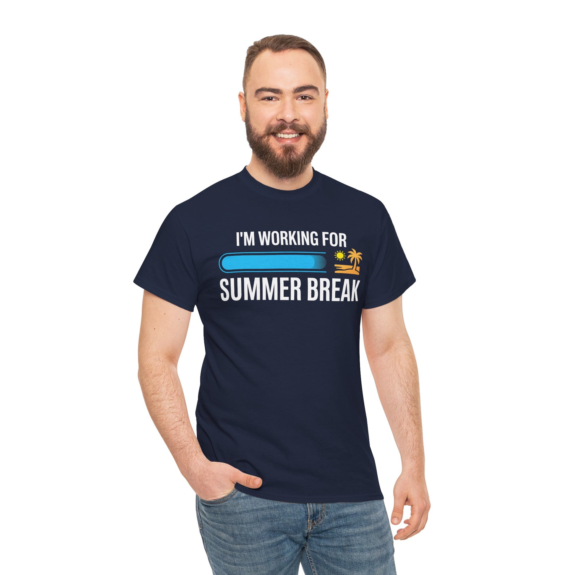 Summer Break Loading Funny Teacher Unisex T-shirt End of School Gift | TEEZOCA 
