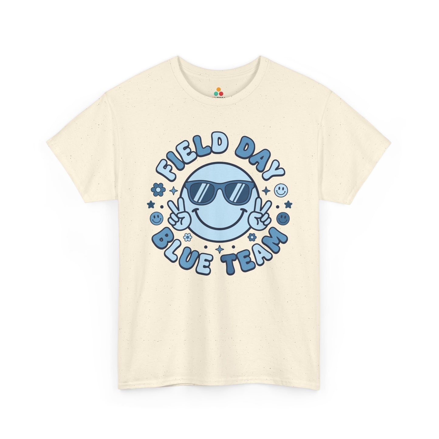 Field Day Shirts Blue Team Cute Graphic Unisex T-shirt | TEEZOCA 