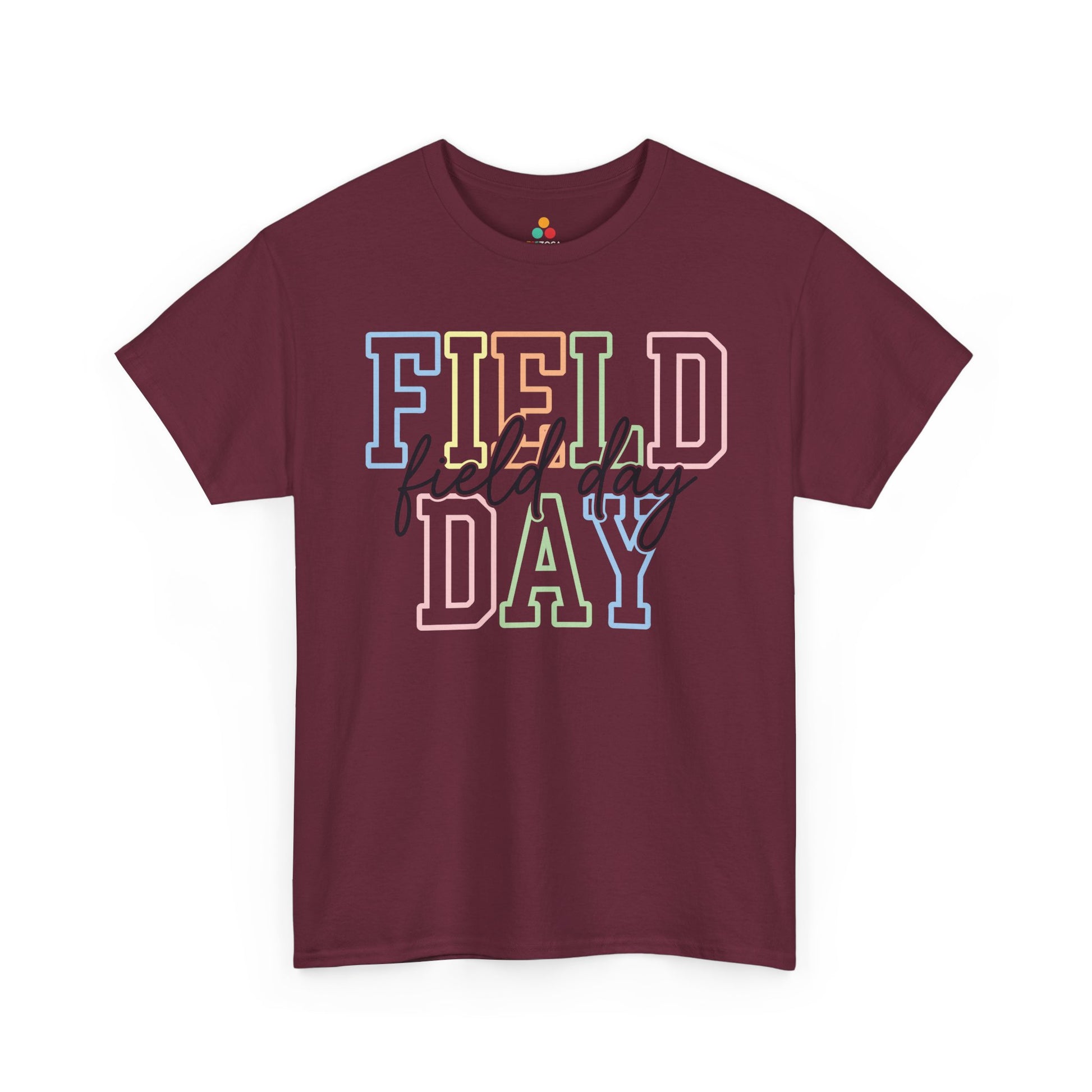 Field Day Shirts Pastel Retro Graphic Unisex T-shirt for Teachers | TEEZOCA 