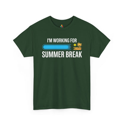 Summer Break Loading Funny Teacher Unisex T-shirt End of School Gift | TEEZOCA 