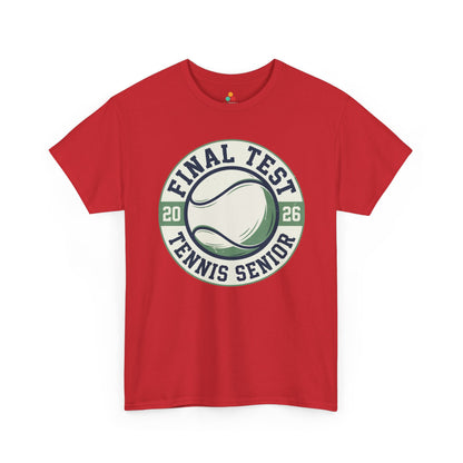 Final Test Tennis Senior 2026 Funny Graduation Unisex T-shirt | TEEZOCA 
