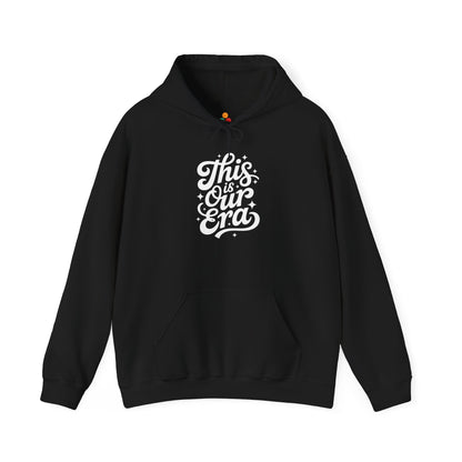 TEEZOCA this is our era text design Unisex Heavy Blend Hoodie clean aesthetic