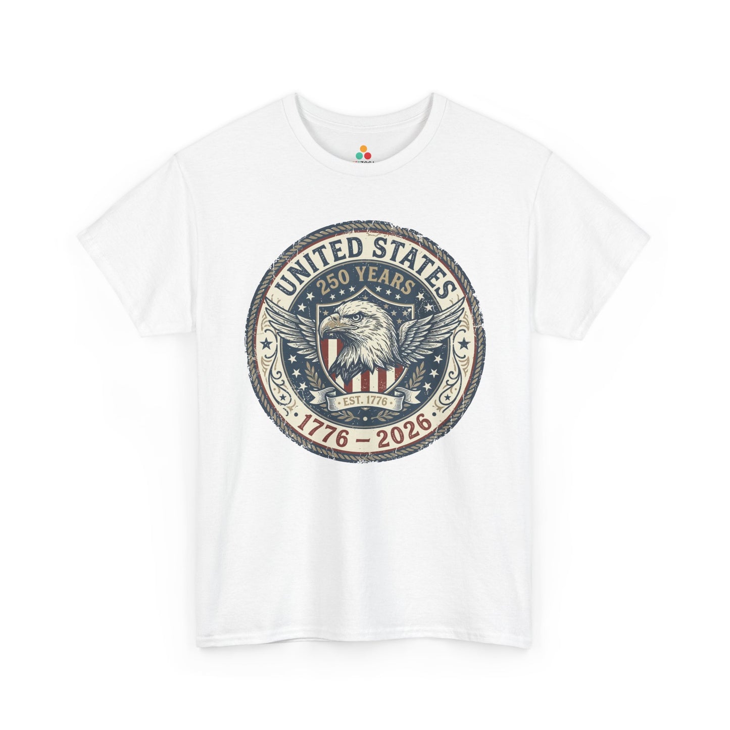 United States 250 Years 1776–2026 Patriotic Unisex T-shirt Gift | TEEZOCA 